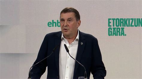 Otegi No Ser Candidato A Lehendakari En Las Elecciones Vascas Youtube