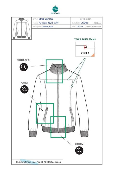 Book Sewing Seams For Tech Packs Abc Seams® Tech Pack Sewing Seams