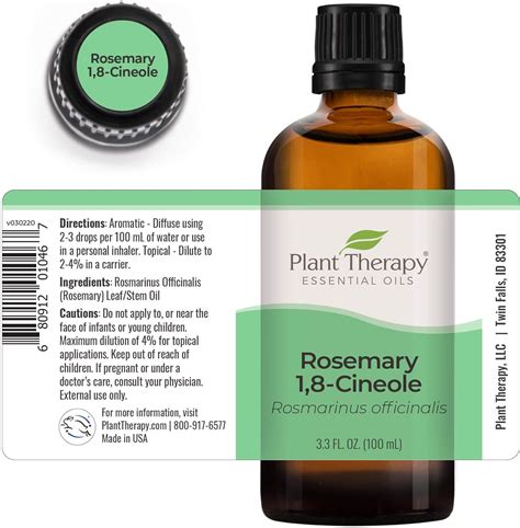 Plant Therapy Aceite Esencial De Romero Puro Sin Diluir