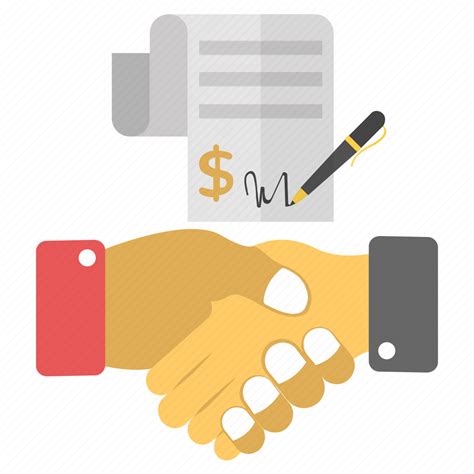 Business Agreement Business Contract Mutual Agreement Partnership