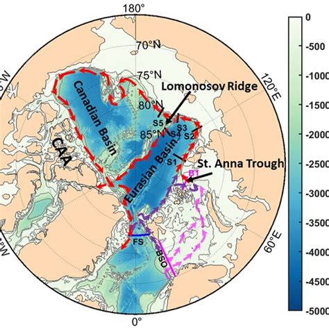 The Schematic Of The Large‐scale Circulation Pattern Of The Atlantic