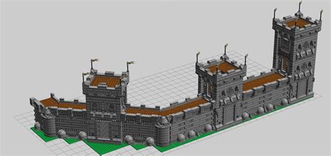 Medieval Castle Wall Minecraft