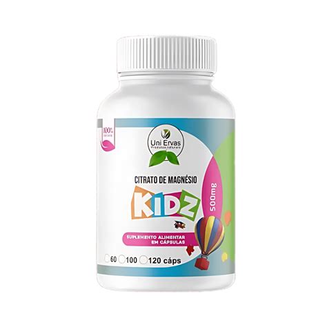 Magnesio Citrato para Niños 60 500mg UE Bonavida Paraguay