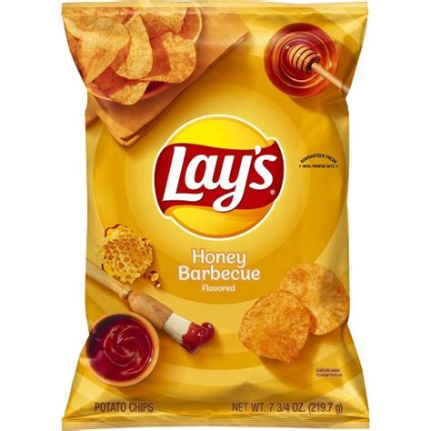 Lay's Honey Barbecue Flavored Potato Chips - 7.75oz : Target