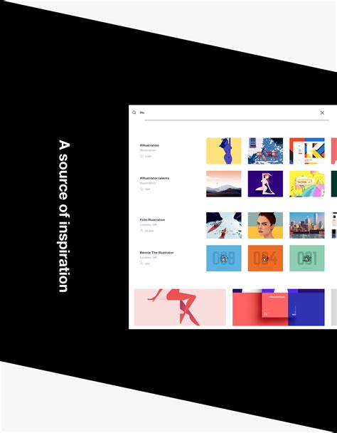 Dribbble Redesign Concept Behance