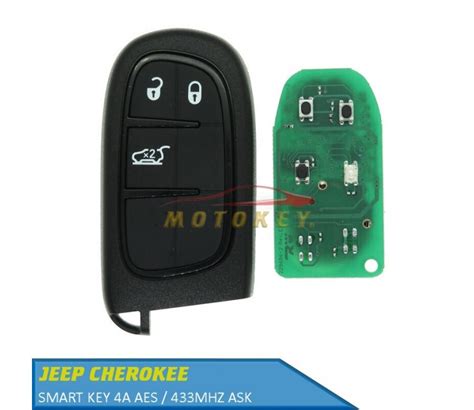 Jeep Cherokee Button Smart Key Hitag Aes