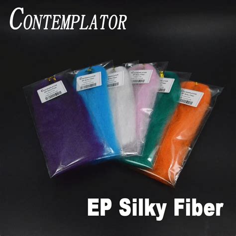 Optional Colors Ep Silky Fiber Streamers Durable Fly Tying Materials