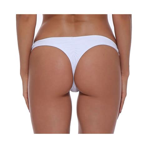 Sexy Colors Bikinis Bottoms High Cut Thong Women High Waist Swimsuit Beach Micro Bikini Set