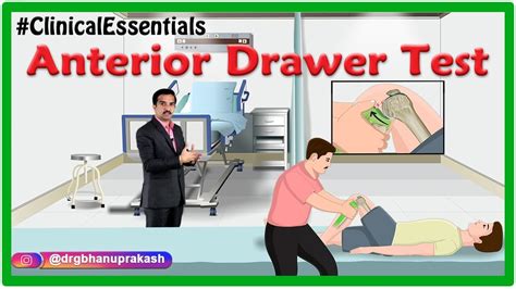 Anterior Drawer Test Of The Knee Animation Anterior Cruciate Ligament