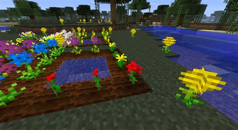 Minecraft Flowers Types Design Talk