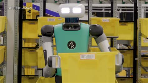 Amazon Begins Using Humanoid Robot In Warehouse YouTube