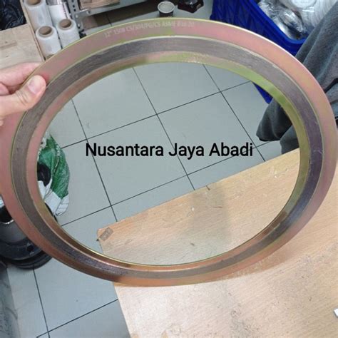 Jual Spiral Wound Gasket SWG Class Ansi 150 Besi Carbon Steel CS 12