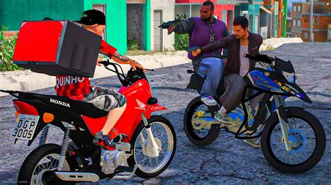 Fui Roubado Nas Entregas De Moto Na Favela Gta Vida Real