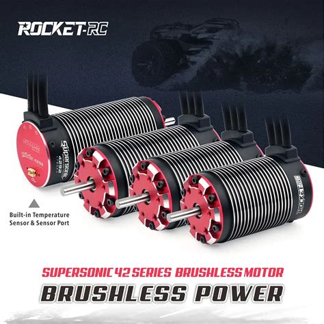 Surpass Hobby Moteur Sans Balais Rocket V2 Supersonic 4P Pour ARRMA