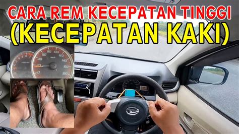 TEKNIK PENGEREMAN MOBIL KECEPATAN TINGGI DAN KECEPATAN RENDAH YouTube