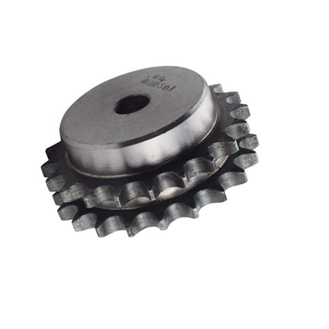 Durable Cnc Machine Iron Material Double Row Wheel Chain Sprocket