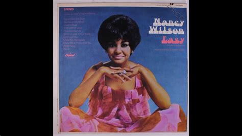 Nancy Wilson Album Easy Make Me Rainbows Released Capitol 1968