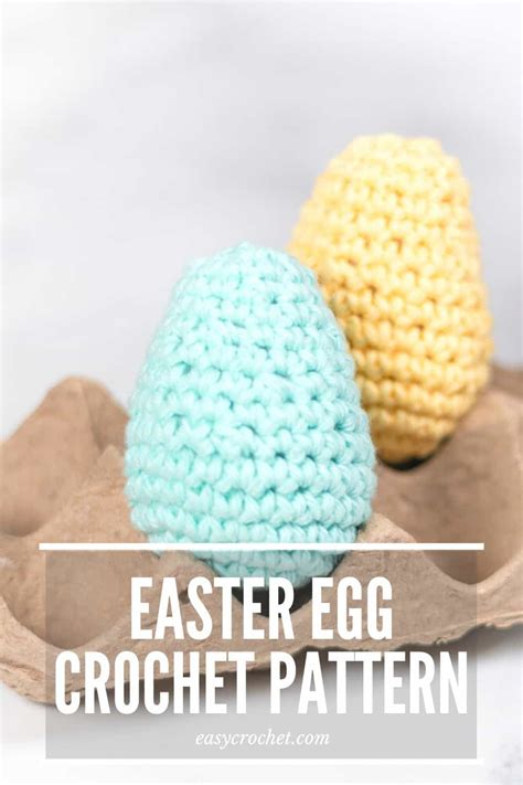 Easter Egg Crochet Pattern Easy Crochet Patterns