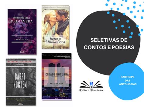 Editora Illuminare tem seletivas de contos e poesias Tomo Literário