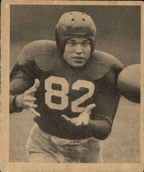 1948 Bowman Football 4 Ray Poole New York Giants Trading Card