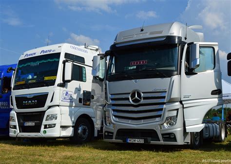 M A N TGX XXL Pannon Porto H Mercedes Benz Actros MPIV C Flickr