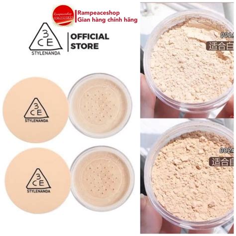 Phấn Phủ Bột 3CE Natural Finish Loose Powder Shopee Việt Nam