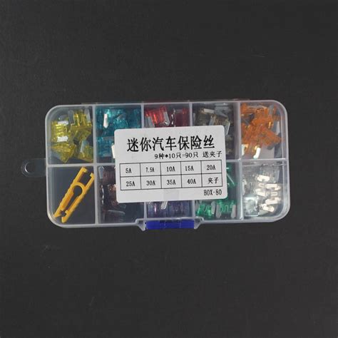 Зажим предохранителя 5A-40A/2A-45A, 90/100 шт. | AliExpress