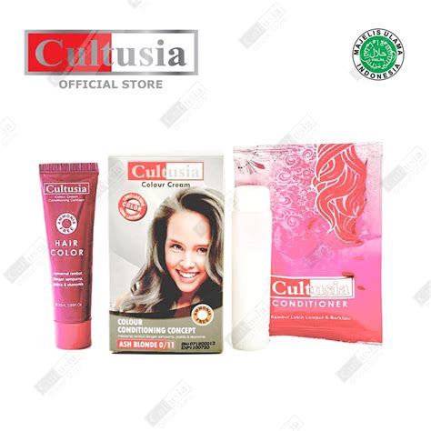 Jual Produk Cultusia Hair Color Ash Blonde Ml Original