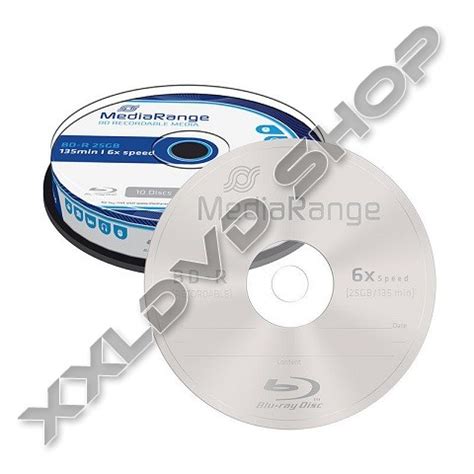 MEDIARANGE BD R 25GB 6X NYOMTATHATÓ FELÜLETŰ BLU RAY LEMEZ CAKE 10