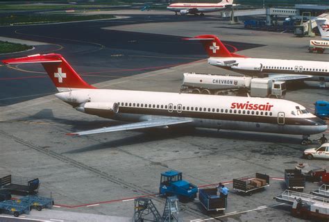 Swissair Dc Hb Idp Ams August Scan Of A Slide Flickr