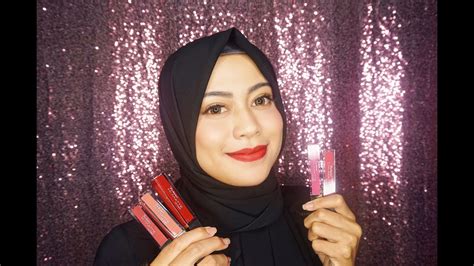 PURBASARI HI MATTE LIP CREAM REVIEW SWATCHES YouTube