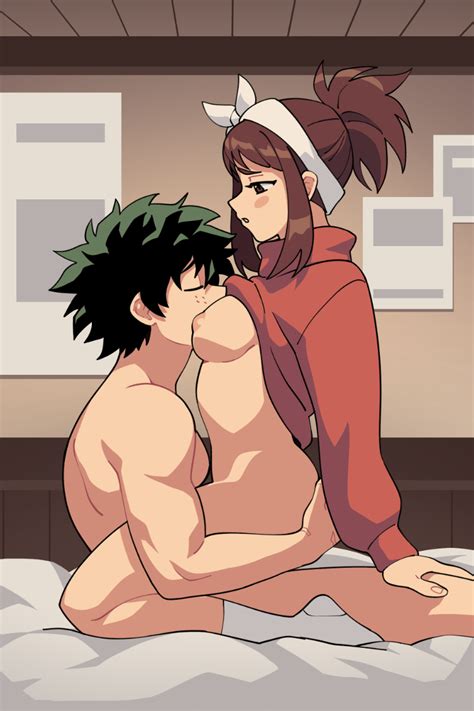 Rule 34 1boy 1girl Boku No Hero Academia Brown Eyes Brown Hair Canon Couple Green Hair Izuku