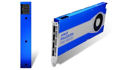 Radeon Pro W6600 1スロット Sidehardwareit