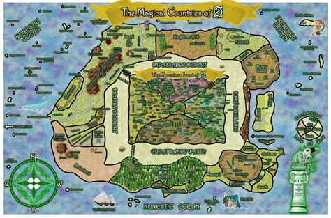 The Map of OZ by Otaku-X on DeviantArt