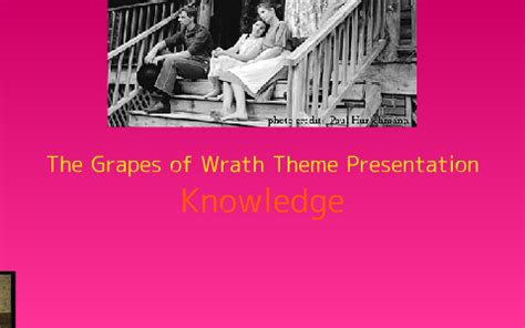 The Grapes of Wrath Themes by Cecilia Wolf on Prezi