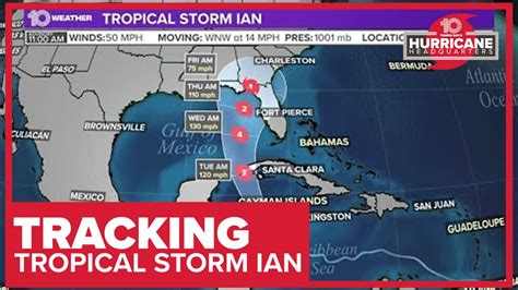 Tropical Storm Ian See Latest Forecast Cone Spaghetti Models