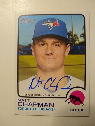 Chapman Matt 2022 Topps Heritage High Numbers Real Ones A Flickr