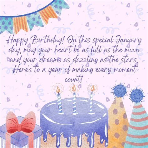 January Birthday Wishes