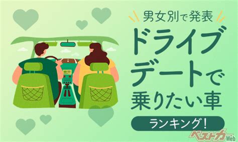 【男女別で発表】ドライブデートで乗りたい車ランキング！ 自動車情報誌「ベストカー」