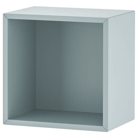 Eket Wall Mounted Shelving Unit Light Gray Blue 35x25x35 Cm 1334x978x1334 Ikea Ca