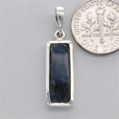 Sterling Silver Labradorite Pendant Sterling Silver Pendantif