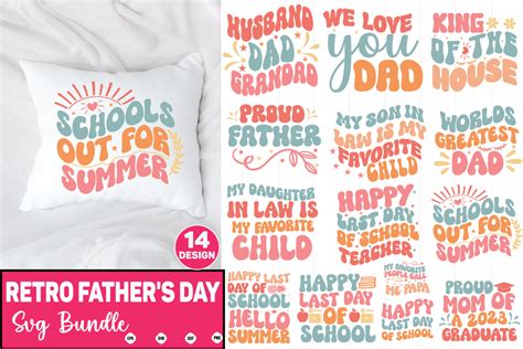 Retro Fathers Day Svg Bundle Graphic By Craftssvg30 · Creative Fabrica