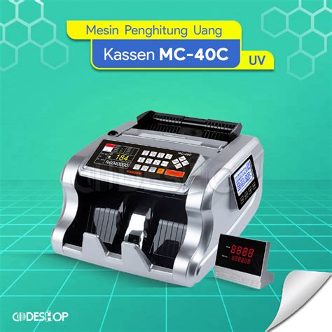 Jual Mesin Penghitung Uang KASSEN MC 40C Bill Counter Pendeteksi Uang