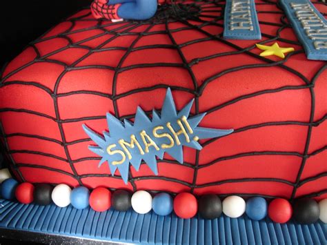 Spider Man Fondant Cake