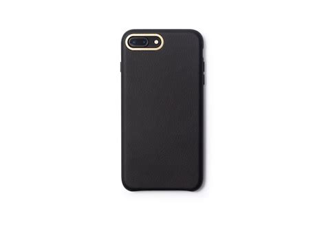 Premium Photo | Black blank leather smartphone case isolated on white ...