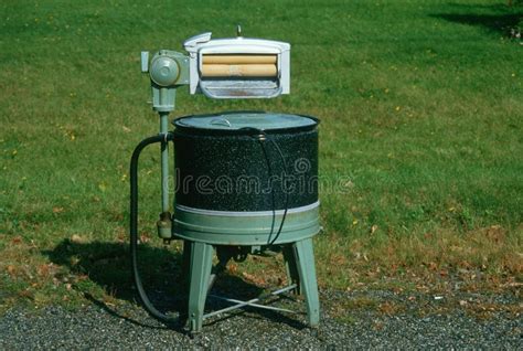 Antique washing machine stock photo. Image of color, inventions - 23179636