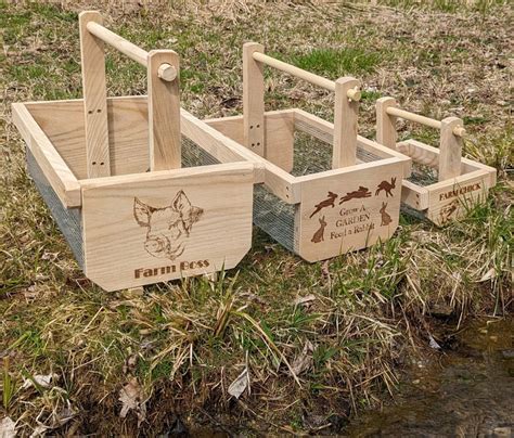 Farm Boy Garden Hod Basket Personalized & Handmade - Etsy