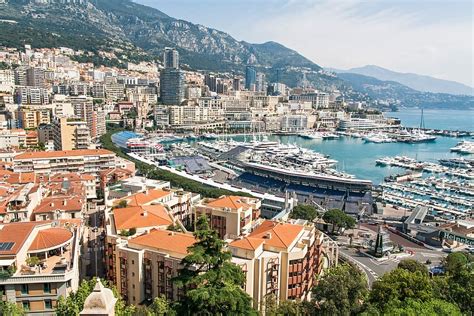 HD wallpaper: aerial photography of city, monaco, monte carlo, france ...