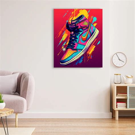 AIR JORDAN ART, Jordan Shoe Hype Sneaker, Canvas Print Air Jordan ...