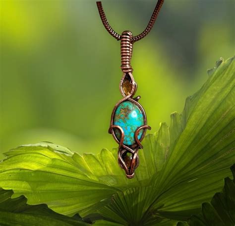 Mini Turquoise Pendant Etsy